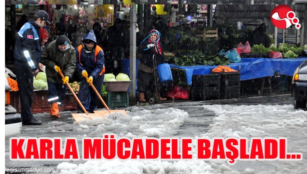 KARLA MÜCADELE BAŞLADI