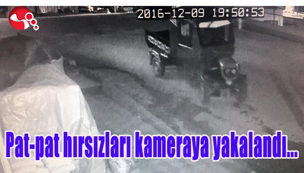 PAT-PAT HIRSIZLARI KAMERAYA YAKALANDI