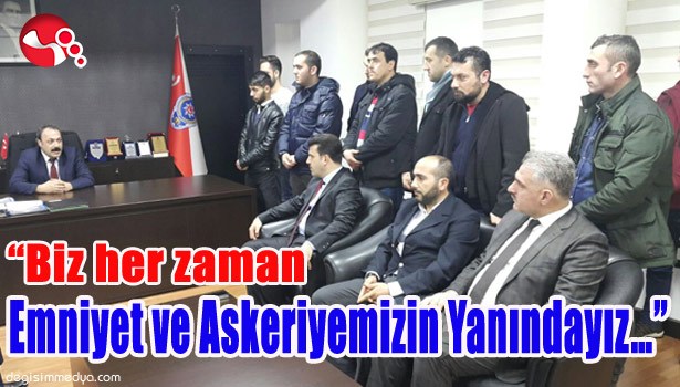 AK PARTİ'DEN EMNİYET VE JANDARMAYA ZİYARET