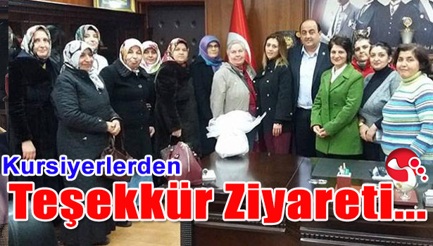 GÜLÜÇLÜ BAYANLARDAN BAŞKAN DEMİRTAŞ'A TEŞEKKÜR ZİYARETİ