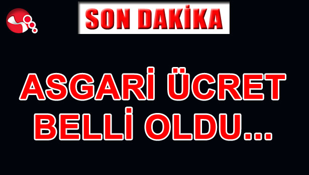 ASGARİ ÜCRET BELLİ OLDU..