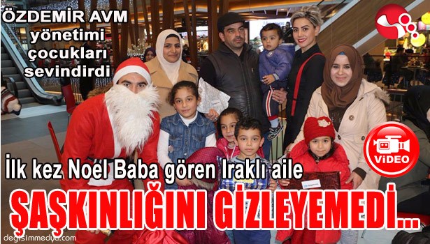 ÖZDEMİR AVM YÖNETİMİ ÇOCUKLARI SEVİNDİRDİ
