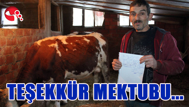 TEŞEKKÜR MEKTUBU...