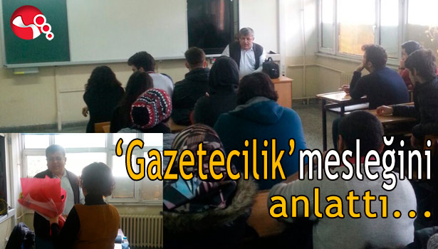 "BASIN" MESLEĞİNİ ANLATTI