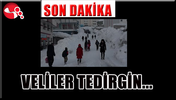 VELİLER ÇOCUKLARI İÇİN ENDİŞELENİYOR...