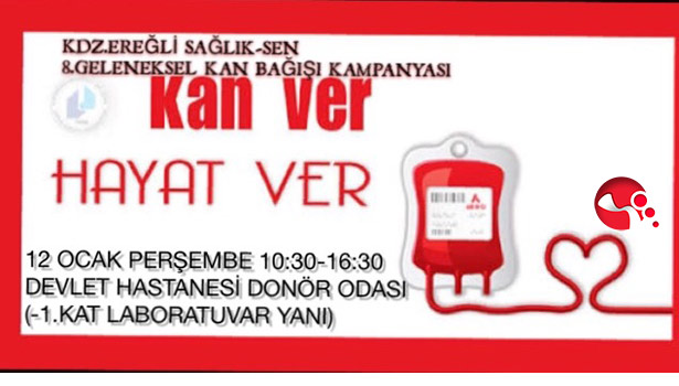 BİR ÜNİTE KAN BİR HAYAT KURTARIR!..