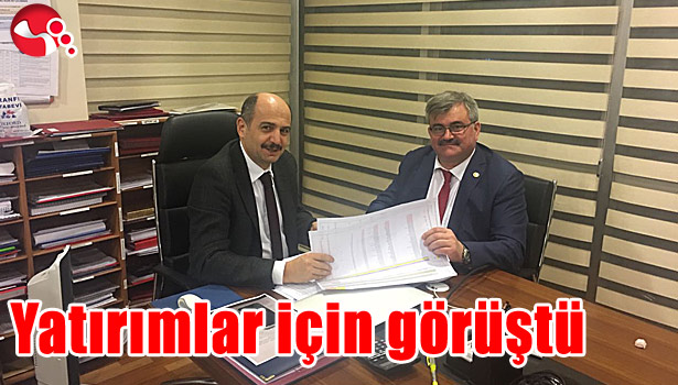 YATIRIMLAR İÇİN SAĞLIK BAKANLIĞI'NA GİTTİ...