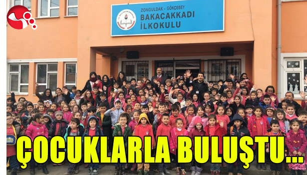 ÇOCUKLARLA BULUŞTU...
