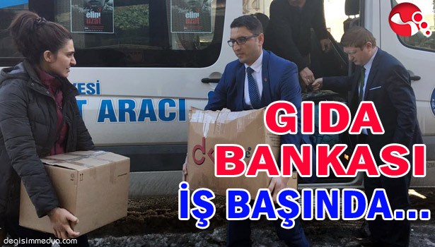 GIDA BANKASI İŞ BAŞINDA...