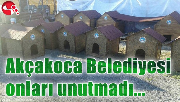 AKÇAKOCA BELEDİYESİ ONLARI UNUTMADI
