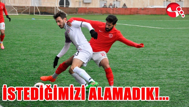 İSTEDİĞİMİZİ ALAMADIK...