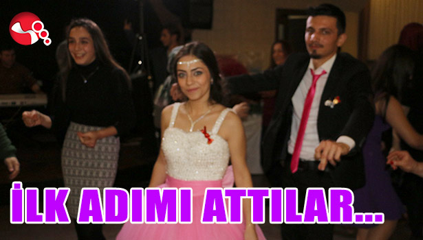 EVLİLİĞE İLK ADIMLARINI ATTILAR...