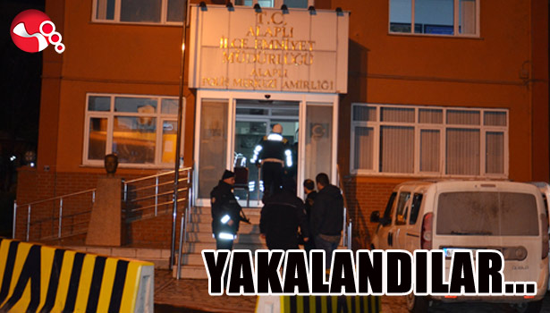 YAKALANDILAR...