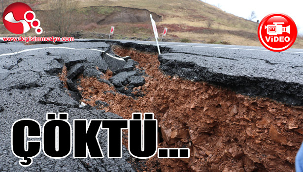 Trafiğe açılacaktı, ÇÖKTÜ...