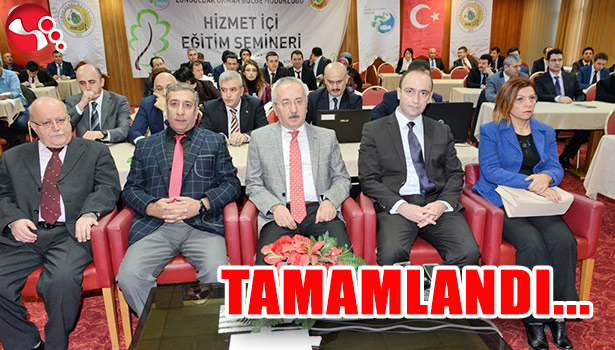 EĞİTİM SEMİNERLERİ TAMAMLANDI