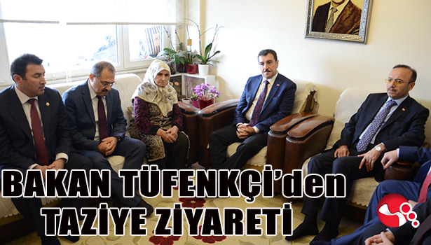 BAKAN TÜFENKÇİ'den TAZİYE ZİYARETİ