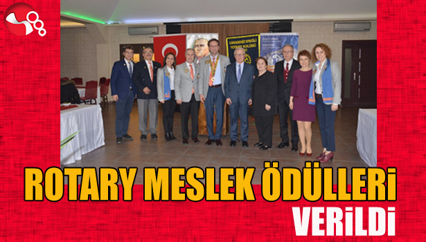 Rotary Meslek Ödülleri verildi