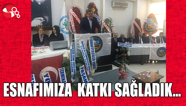 Esnafımıza katkı sağladık...