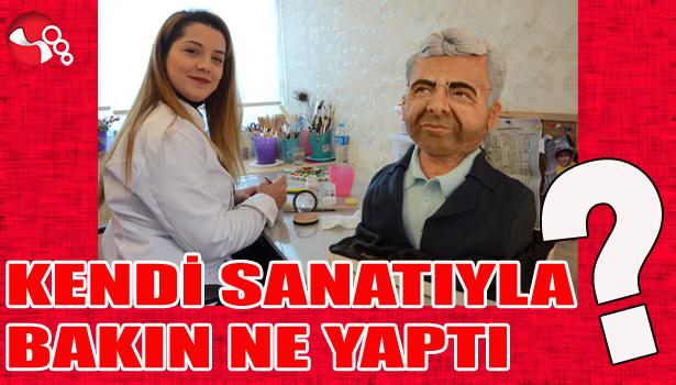 Kendi sanatıyla bakın ne yaptı?