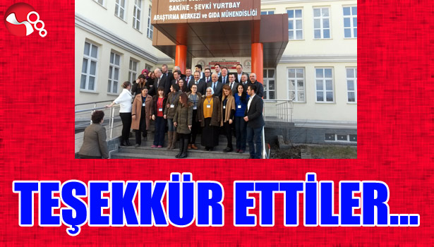 Teşekkür ettiler...