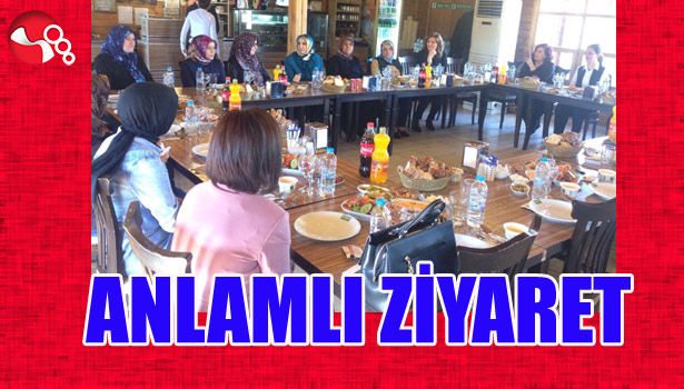 Protokol eşlerinden ANLAMLI ZİYARET...