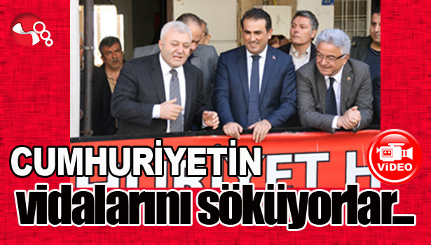 CUMHURİYETİN vidalarını söküyorlar...