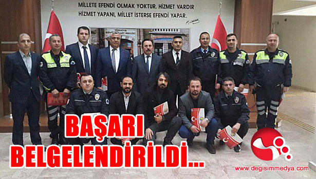 Başarı Belgelendirildi...