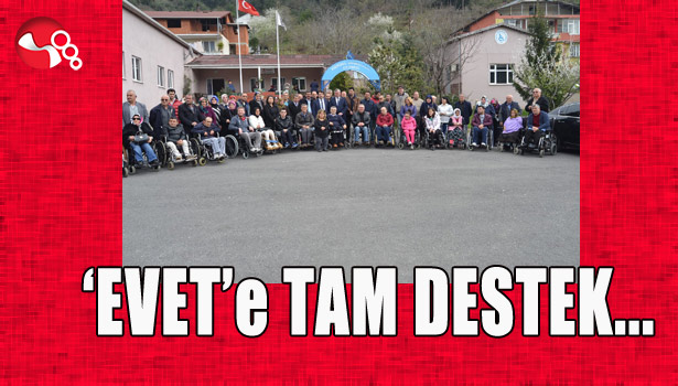 'EVET'e TAM DESTEK...