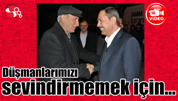 Başkan Uysal Güldere'de halka seslendi