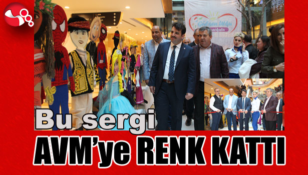 Bu sergi AVM'ye RENK KATTI...