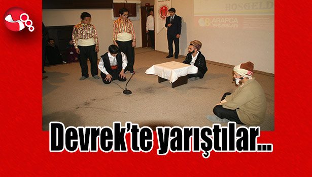 DEVREK'te yarıştılar...