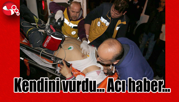 Kendini vurdu... Acı haber...