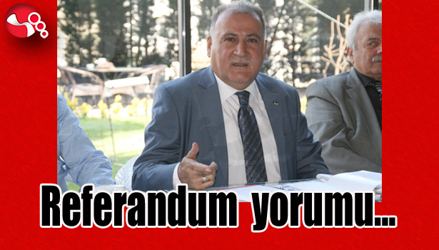 ERDOĞAN'dan REFERANDUM yorumu...