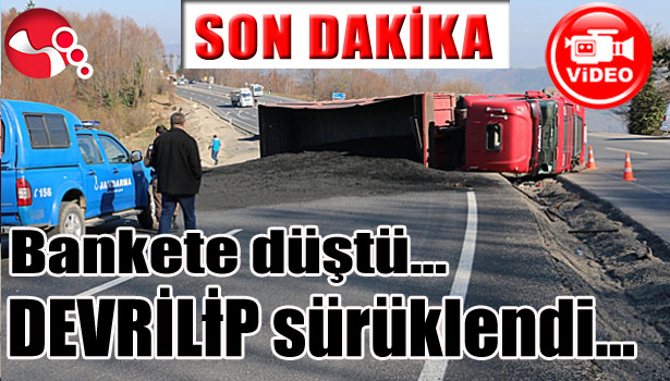 Bankete düştü, DEVRİLİP sürüklendi...