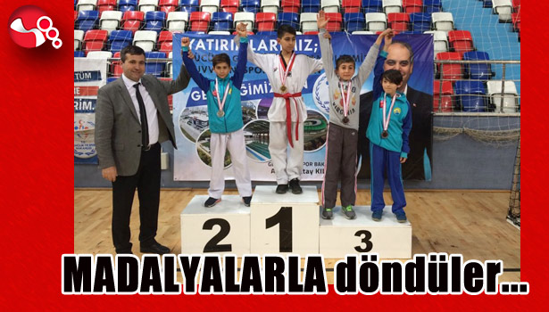 MADALYALARLA döndüler...