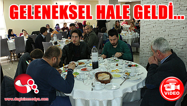 Geleneksel hale geldi...