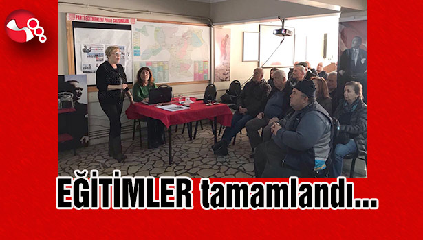 EĞİTİMLER tamamlandı...