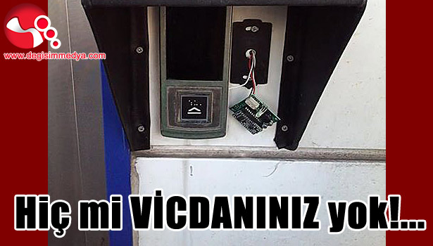Hiç mi VİCDANINIZ yok...
