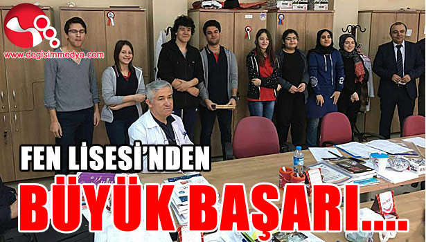 Fen Lisesi'nden YGS'de büyük başarı