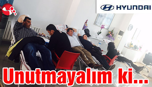 Hyundai Simge Plaza'dan geleneksel kan bağışı...