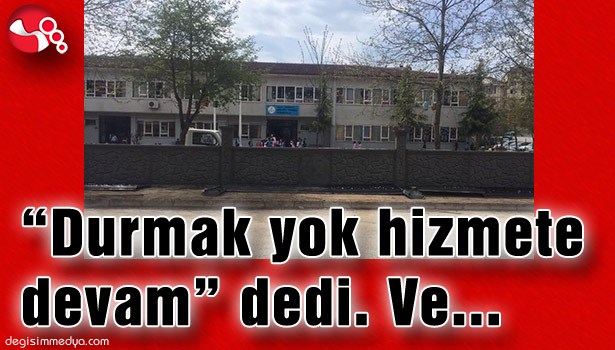 "Durmak yok hizmete devam" dedi. Ve...