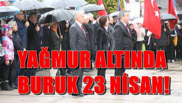 Yağış altında buruk bayram