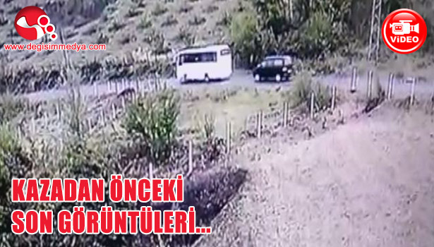 Kazadan önceki son görüntüleri