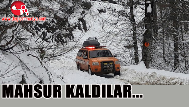 MAHSUR kaldılar...