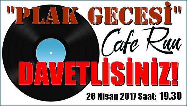"Plak Gecesi"ne davetlisiniz!