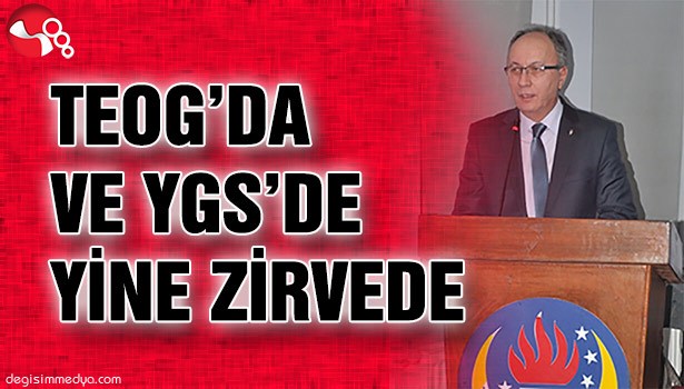 TEOG'DA VE YGS'DE YİNE ZİRVEDE