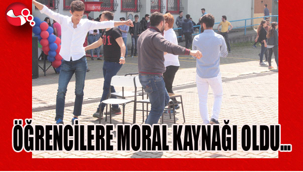ÖĞRENCİLERE MORAL KAYNAĞI OLDU...