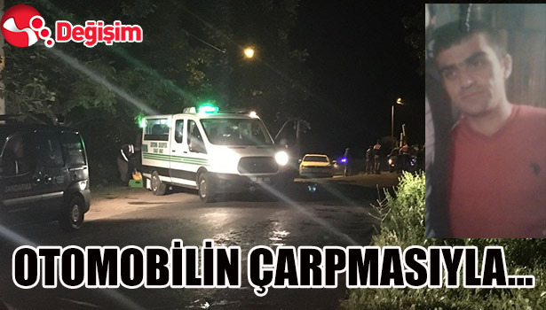 OTOMOBİLİN ÇARPTIĞI BİSİKLET SÜRÜCÜSÜ ÖLDÜ