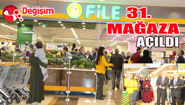 FİLE SÜPERMARKET 31. MAĞAZASINI EREĞLİ'DE AÇTI
