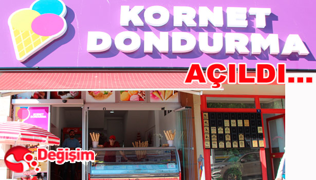 DONDURMANIN YENİ ADI: KORNET DONDURMA...